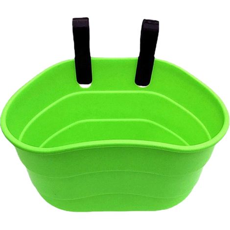 Cestino per bicicletta per bambini con cinghie di fissaggio – Accessorio per manubrio, robusto e facile da installare, compatibile con tutti i modelli