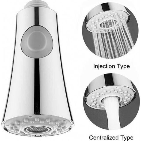 Robinet Cuisine - NEUFU - Douchette Extensible - 2 Jets - Chromé - Économie d\'eau-Ywey (1/5)