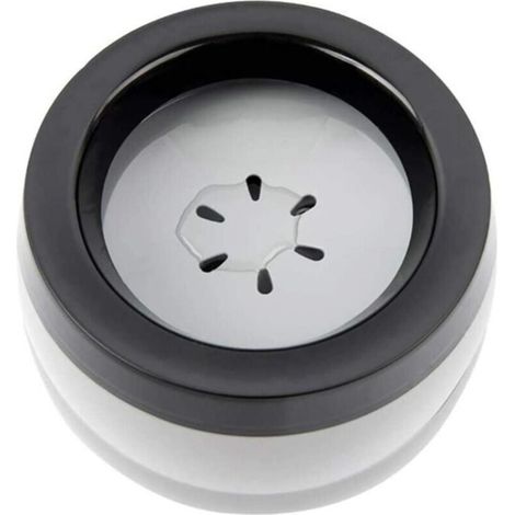 Bol de Chien Antidérapant Gamelle Chat Chiens Gris 18.9x9cm Gamelle Anti Débordement pour Chiens,Convient pour Une Utilisation dans la Voiture (1/3)