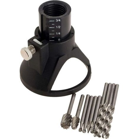 Accessory Kits: Multi-Tool Rotary Attachment Kit for HSS Cutting Guide, Rotary Drill Bit, Multi-Tool Cutting Guide, Controlled Cutting Kit – 11 Set GrooFoo (1/5)