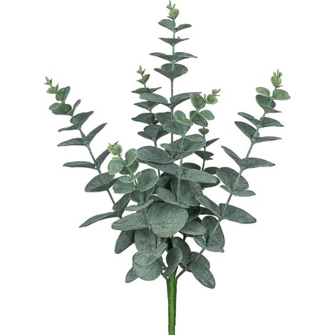 Gasper – Buisson d'eucalyptus artificiel – Gris-vert, hauteur 46 cm (1/2)