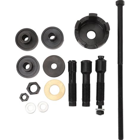 Kit d'Extracteur de Roulement de Moto, Ensemble de Retrait et d'installation de Roulements de Roue, Extracteur de Roulement, Idéal pour l'entretien de la Moto, 0,75 Pouces, 1 Pouce, 25 Mm (1/4)