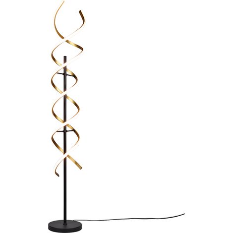 Lampadaire LED Sequence doré Trio 32W 4000lm dimmable (1/5)