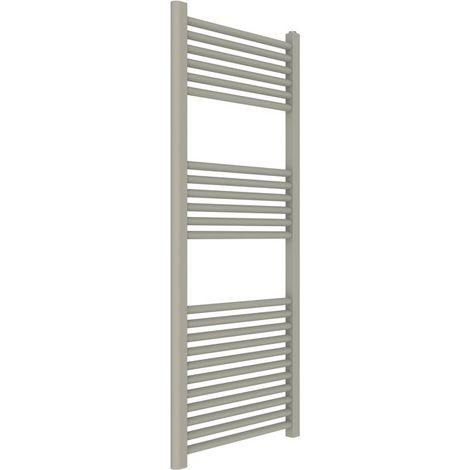 Radiateur sèche-serviettes hydraulique sable mat 120 x 50 cm Ercos Opera ASOPEF035605001200 H1200 L500 Z450 (1/4)