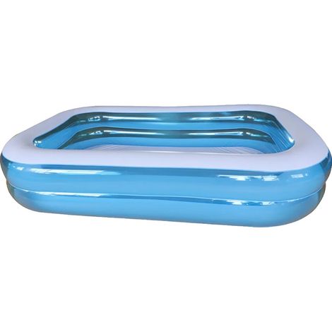 Piscina hinchable, material de PVC duradero, diseño espacioso, 2,6 m (1/2)