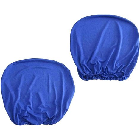 1 housse de bureau d'ordinateur extensible universelle bleu roi, dossier 4045cm, coussin d'assise 5052cm