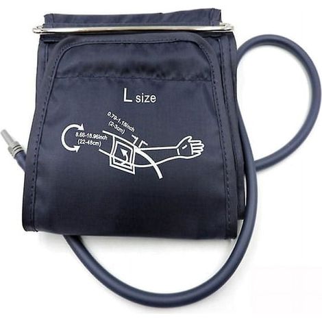 Manchette de tensiomètre XXL, 22-48 cm, brassard de remplacement pour tensiomètre, accessoire de surveillance de tension artérielle (1/4)