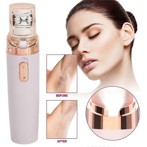 Épilateur portable pour le visage, épilateur rechargeable pour le visage, épilateur indolore pour femmes (1/5)