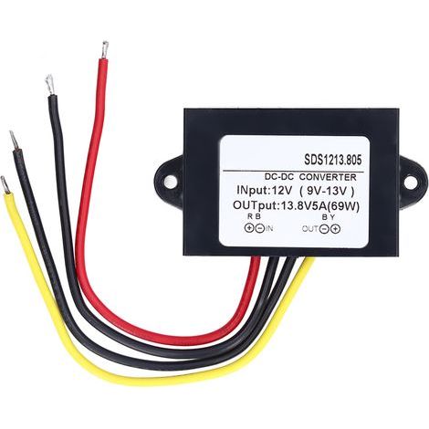 Module de suralimentation de tension, convertisseur de puissance de voiture avec câble de Protection IP68 DC 12V à 13.8V 5A (1/5)