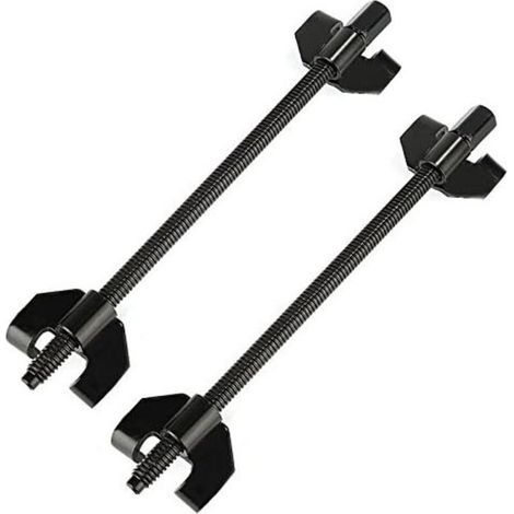 Ensemble de 2 amortisseurs à ressort de compresseur, dissolvant de ressort manuel spécial 380 mm pour suspension de voiture (1/5)