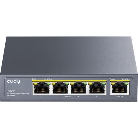 Cudy POE40 adaptador e inyector de PoE Gigabit Ethernet (1/5)