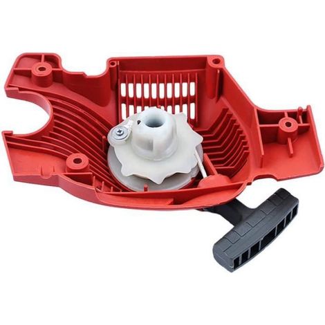 Kit de corde de poulie de démarrage à rappel pour Husqvarna 137 137E 142 142E avec ressort de rappel, moyeu de poulie de démarrage (1/4)