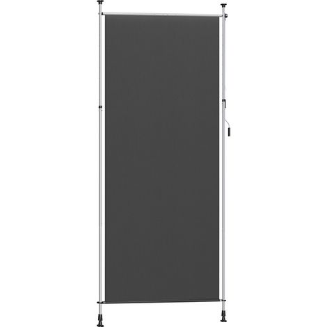 Woltu – Store vertical rétractable 150x310 cm – Brise-vue balcon avec manivelle – Résistant aux intempéries – Hauteur réglable 2,7 m (1/5)