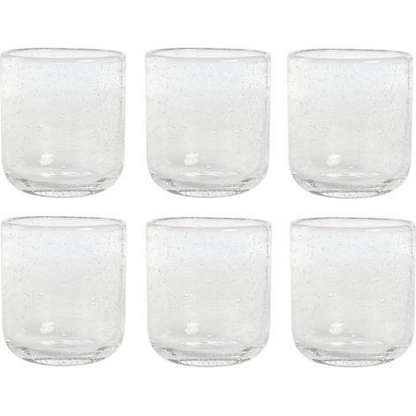 Vaso Set 6 Cristal 8,3X8,3X9,3 320Ml Burbujas (1/4)