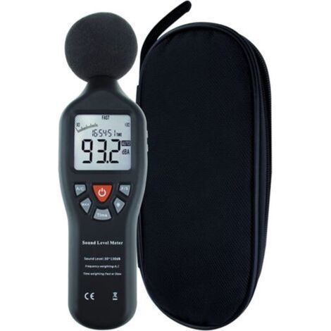Sound Level Meter, Portable Digital Sound Level Meter, Professional Decibel Meter with Backlit Display, 30dB-130dB High Precision with Data Logging Function (1/3)