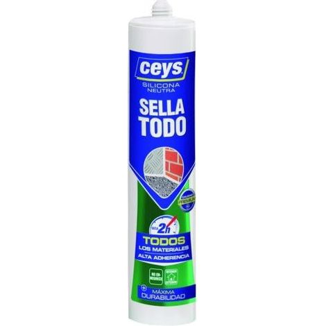 CEYS Sigillante Multiuso Sigillante Bianco Cartuccia Professionale 280ml 505528