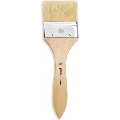 Pinceau Spalter - Pébéo - 60 mm - Soie - Idéal pour peinture à l'huile - Couverture uniforme