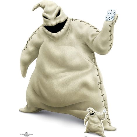 Figurine en carton Oogie Boogie - L'Etrange Noël de Monsieur Jack - Haut 130 cm (1/5)