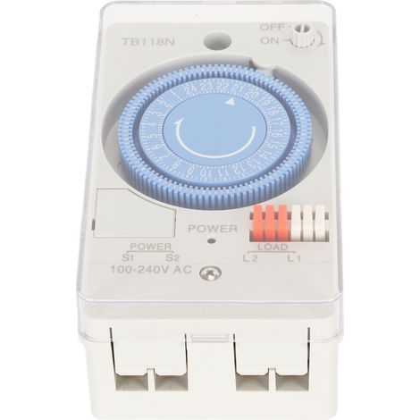 Interrupteur Mécanique à Minuterie TB118N, Précision Élevée 15 Min, pour Cuisine Extérieur 100‑240V AC (1/5)