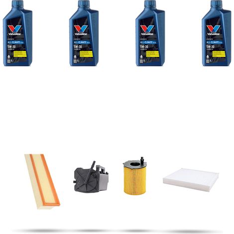 Kit tagliando 4 FILTRI e 4L OLIO compatibile con Suzuki Sx4 Dal 1.6 DDIS 66kw 2007 (1/5)