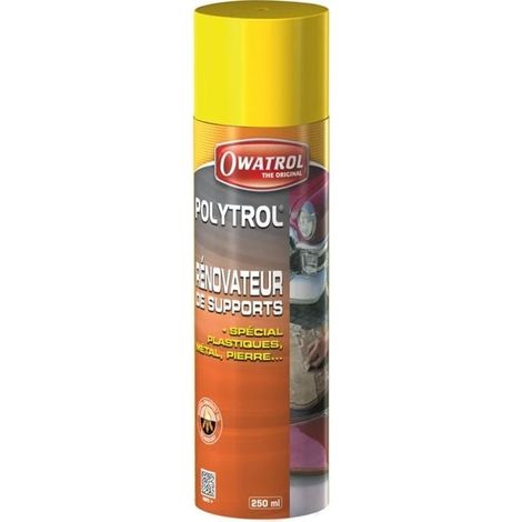 Owatrol – Rénovateur plastiques et métaux 250ml – Spray pour brillance durable – Protège contre intempéries et UV – Pour surfaces chromées et anodisées