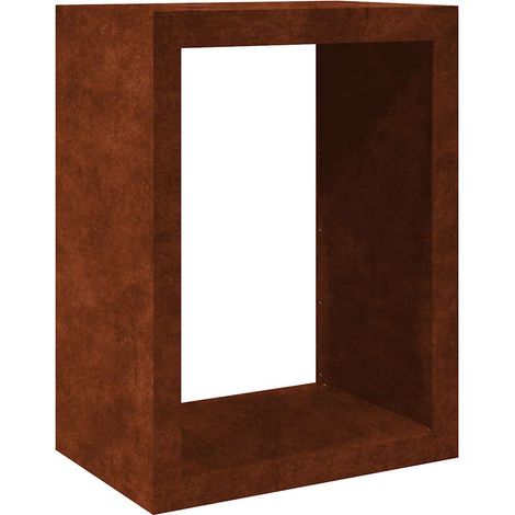 Étagère à bois 60x40x80 cm acier résistant aux intempéries (1/5)