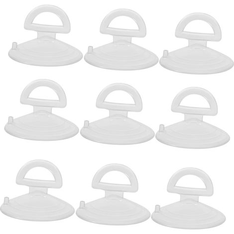 Lot de 10 Extracteurs de Ventouse Miniatures en Silicone Forte Aspiration pour Changer Ampoules, Outil Polyvalent Remplacement Facile des Ampoules