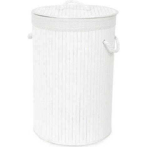 Compactor Free - Panier à linge 400x600 mm, bambou / blanc RAN9107 (1/5)