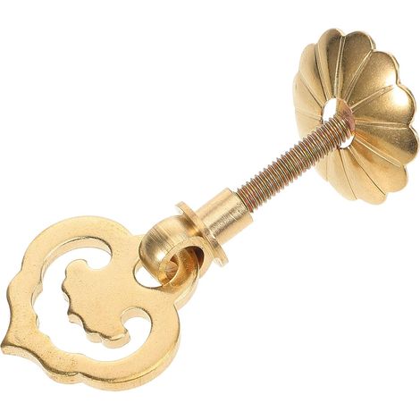 Poignée de Tiroir Design Nuage Antique Chinois Poignée Polyvalente en Laiton Jaune pour Armoire à Pharmacie et Boîte à Thé Décorative (1/5)