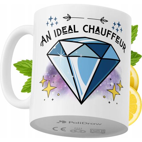 Lustiger Chauffeur-Becher mit witzigem Textdesign – ideal für Geburtstage, Namenstage und Feiertage. Premium-Becher für besondere Anlässe, ob zu Hause, im Büro oder bei der Arbeit. Farbe: Weiß, 330 ml