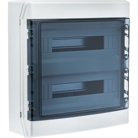 Coffret électrique étanche Pour L'extérieur Ip65 - 2 Rangées De 18 Modules - Hxlxp 436x418x148mm Ide Ecology