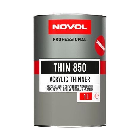 Thin 850 - diluente per prodotti acrilici novol