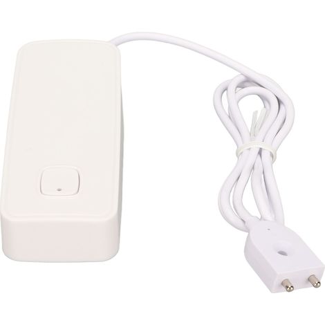 Détecteur de fuites d'eau intelligent haute sensibilité, contrôlable via une application mobile et doté d'un capteur WiFi, idéal pour la cuisine, la chambre et la buanderie. (1/5)