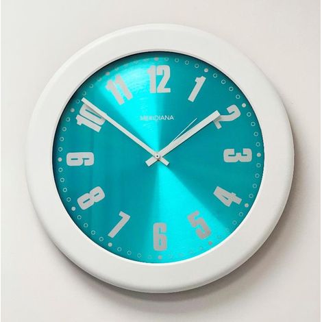 Orologio da Parete in Abs Milleluci Bianco e Celeste 39 cm (1/2)