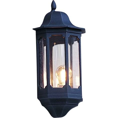 Konstsmide Pallas Applique murale lanterne classique d'extérieur noir mat, IP23 (1/3)