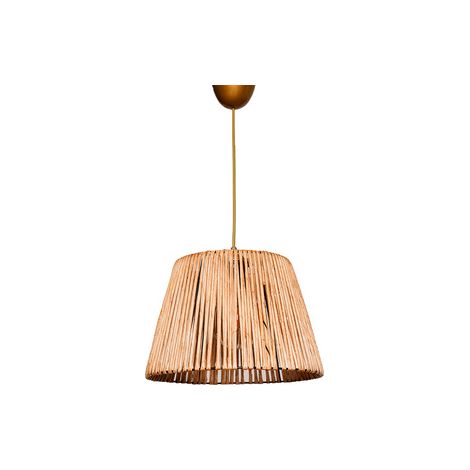 Lámpara de techo 70 cm. natural, tipo E 27 Max 60 W