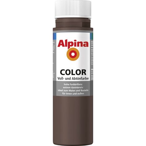 Alpina Color Abtönfarbe choco brown 250 ml Abtönfarbe