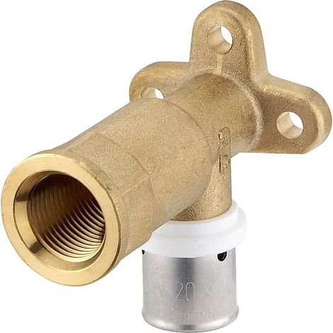Press-Wandwinkel 78 mm - 20 x 2,0 mm - 1/2 Zoll IG für MV-Rohr