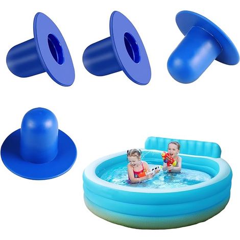 Pièces Bouchons de Piscine, Bouchon Piscine, Bouchon Vidange Piscine, Bouchon Spa, Bouchons Muraux pour Piscine, Trou de Crépine, Pompe de Filtre Bouchon de Vidange, Compatible et (1/4)