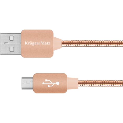 Câble USB - Micro USB 1 m Kruger&Matz KM0360 (1/3)