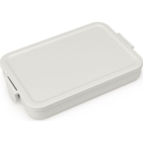 Boîte à lunch plate Make & Take de Brabantia M gris clair