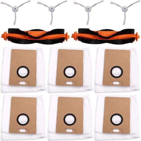 Brosse pour aspirateur Roller Brosse – Main Brosse Side Brosses Dust Bags Kit pour TP – Link Tapo RV30 Max/RV30 Plus/RV20 Max Plus Robot Aspirateur (1/5)