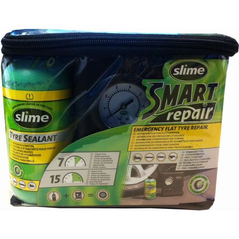 Sigillante pneumatici Slime 473 ml con compressore