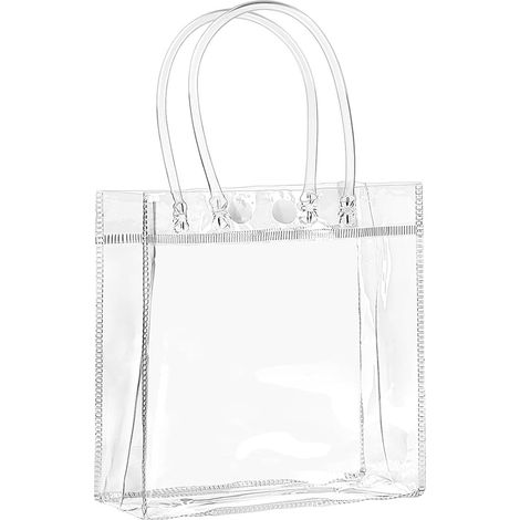 10 Sac fourre-tout, Poignée, PVC transparent, Cadeau, Fête (1/5)