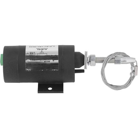 24-V-Motorstopp-Magnetventil, niedriger Strom, Überlastschutz, normalerweise offener Kraftstoffabschalter für Dieselmotoren (1/5)