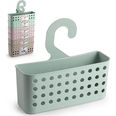 1 Pezzo Cestello Organizzazione Bagno con Gancio Vari Colori (1/2)