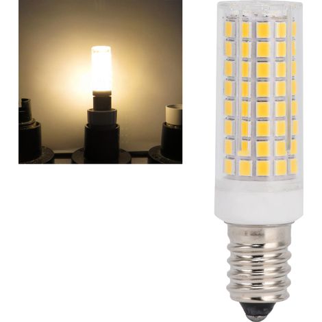 Ampoule LED E14 1000 lm, 102 LED, dimmable, sans scintillement, pour lustre ou lampe de table, 220 V, 12 W, blanc chaud (1/5)