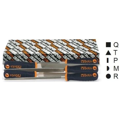 Beta 1719BMX10/S5 Set de limes à coupe douce 5 Pcs.