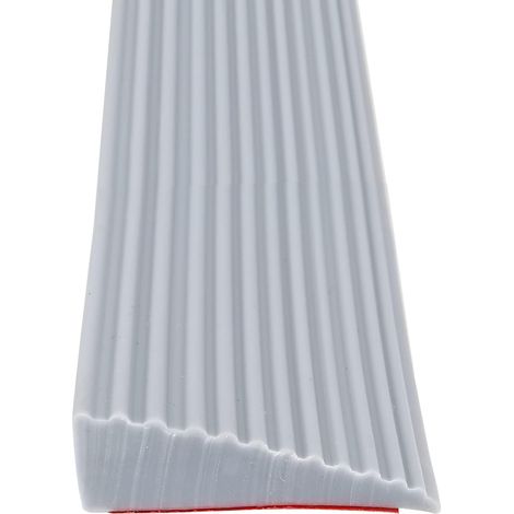 Profilé de transition de 100 cm - Pour seuil de porte - Bande autocollante en silicone - Largeur : 5,5 cm - Hauteur : 1,6 cm - Rail de sol plat pour sols (1/5)