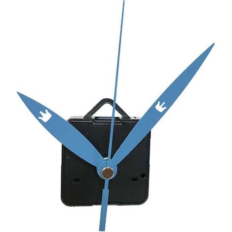 Kit de mouvement d'horloge à quartz Fonctionnement silencieux pour projets d'horloge à faire soi-même, compatible avec les panneaux d'horloge de 5 à 8 mm d'épaisseur, comprend plusieurs tailles